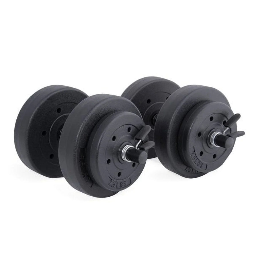 40Lb Adjustable Vinyl Dumbbell Set