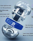 Wrist Trainer Ball Auto-Start Wrist Strengthener Gyroscopic Forearm Exerciser Gyro Ball for Strengthen Arms, Fingers, Wrist Bones and Muscles